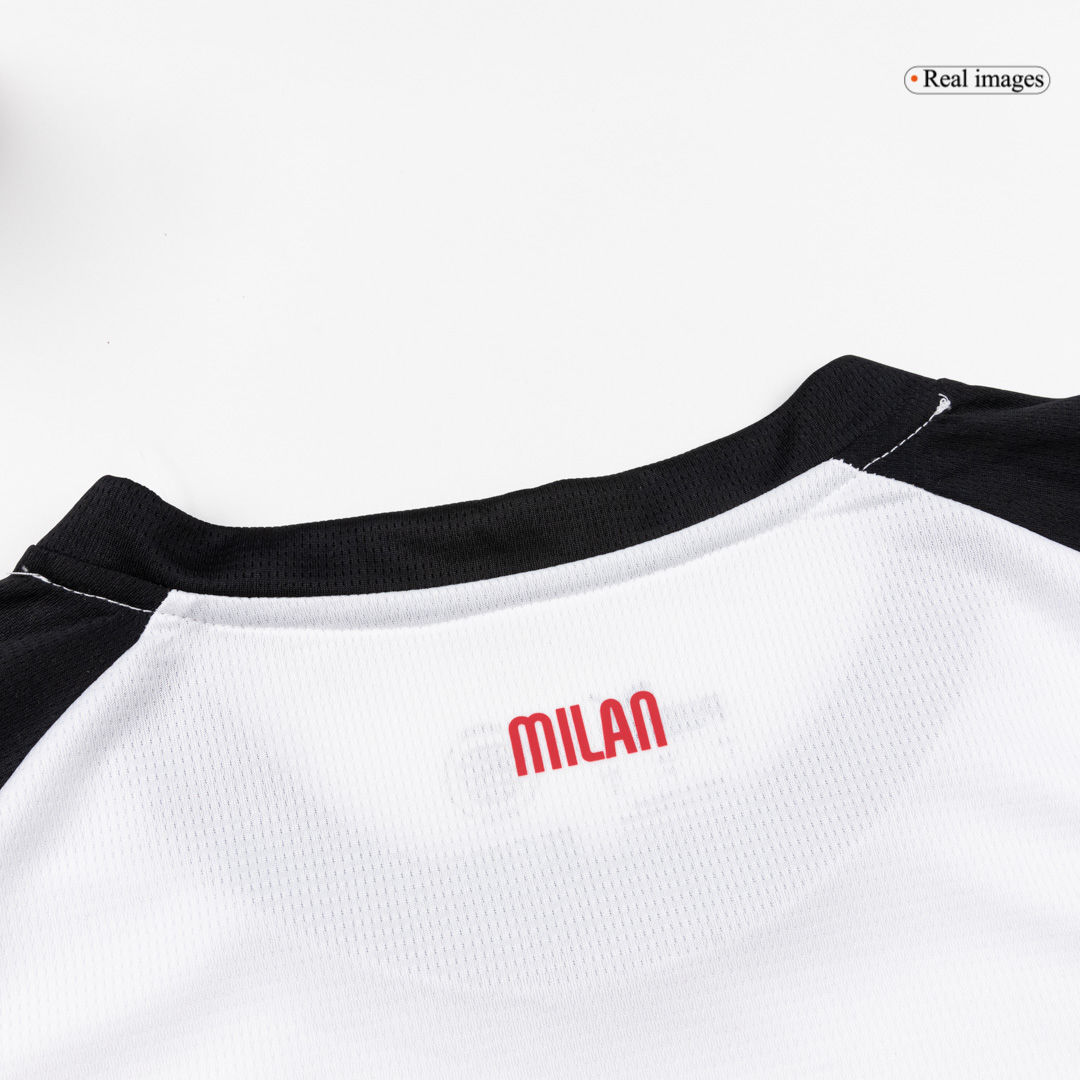 AC Milan Long Sleeve Away Soccer Jersey 2025/26 - gojersey