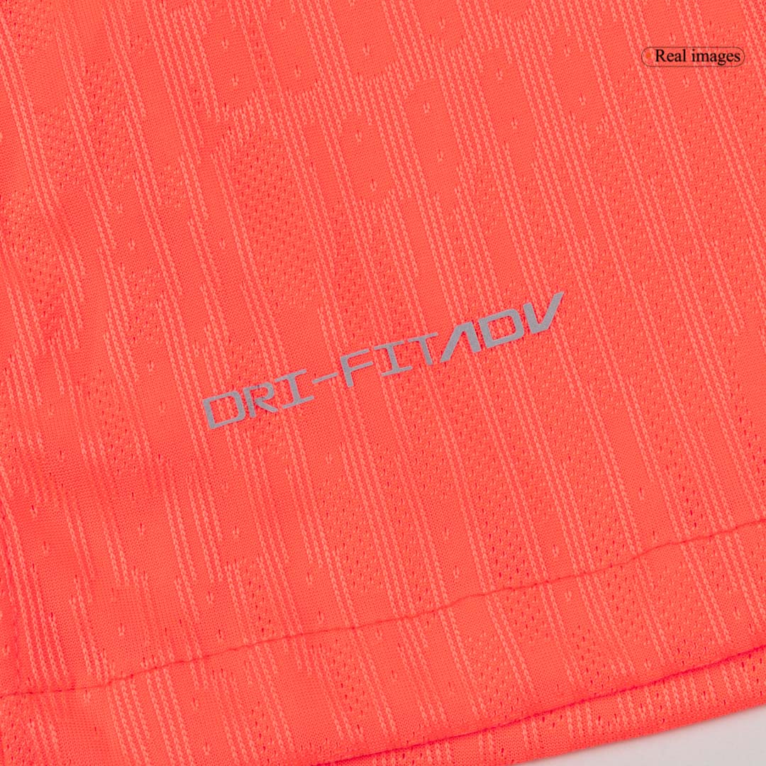 LEWANDOWSKI #9 Authentic Barcelona Third Away Soccer Jersey 25/26 Orange- UCL - gojersey