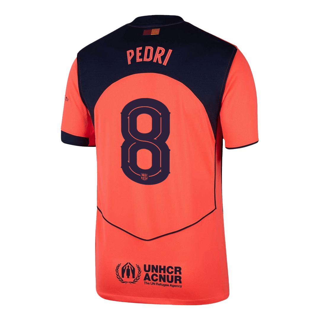 Barcelona PEDRI #8 Third Away Soccer Jersey 2025/26 - UCL Edition - gojersey