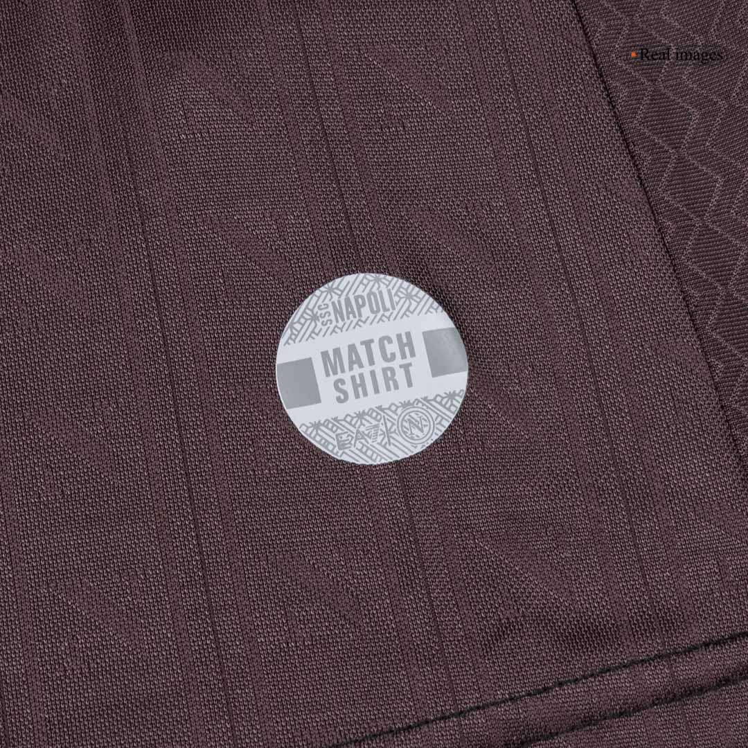 Authentic Napoli Third Away Soccer Jersey 25/26 Black - gojersey