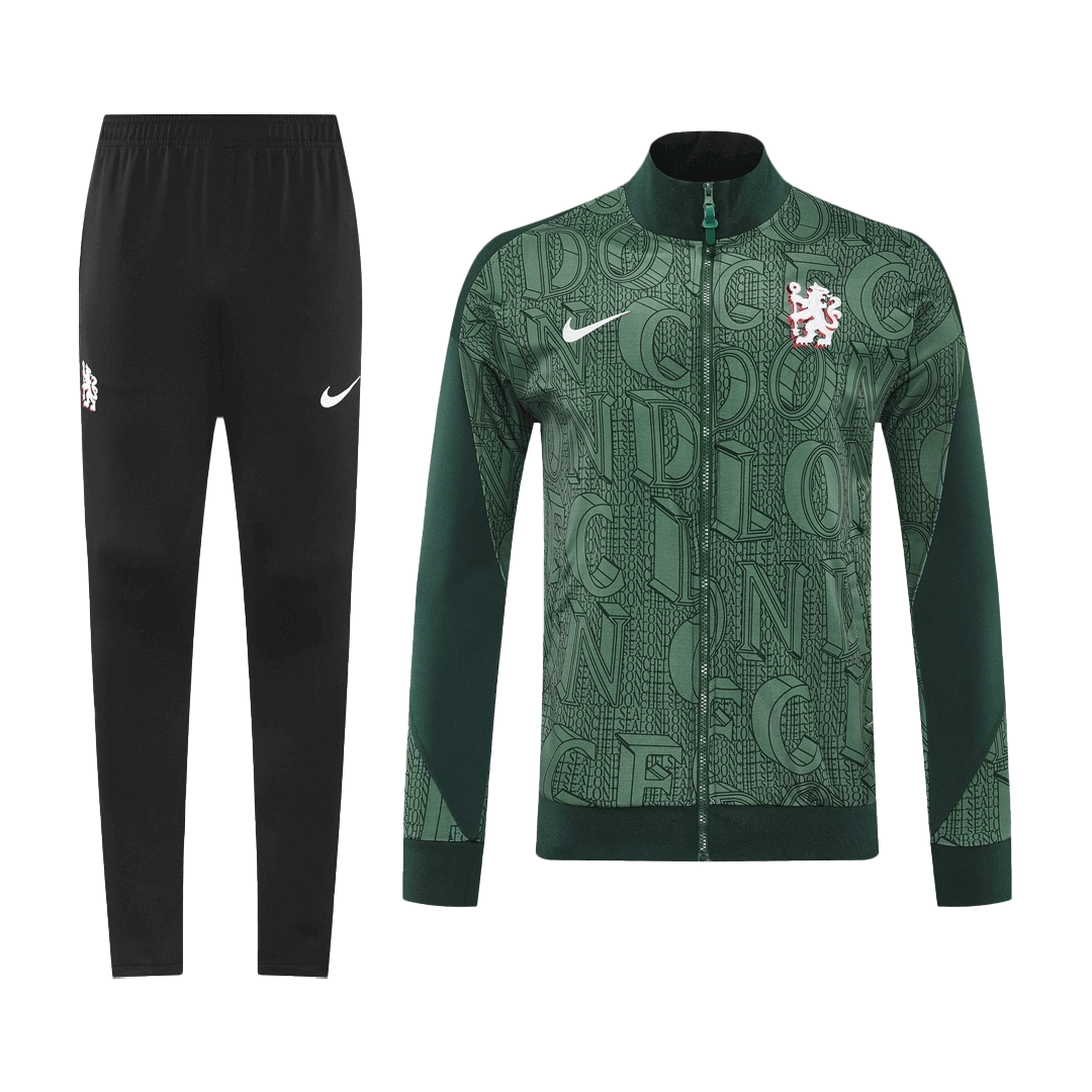 Chelsea Training Kit 2025/26 - Green (Jacket+Pants) - gojersey