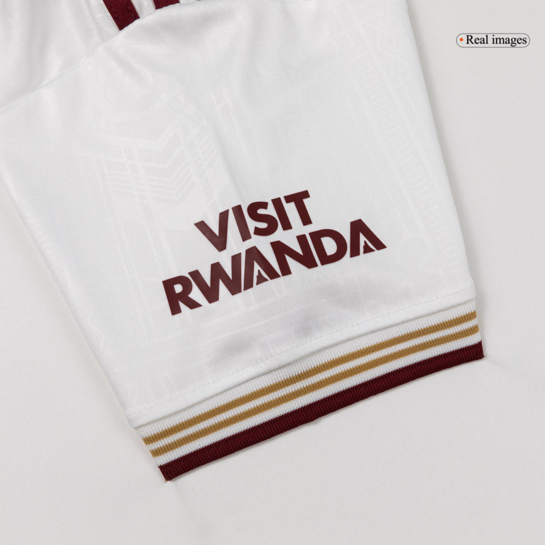 Kid's Arsenal Third Away Soccer Jersey Kit 25/26 White - gojersey