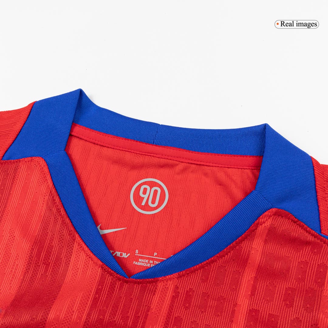 Authentic PSG Third Away Soccer Jersey 25/26 Red - gojersey