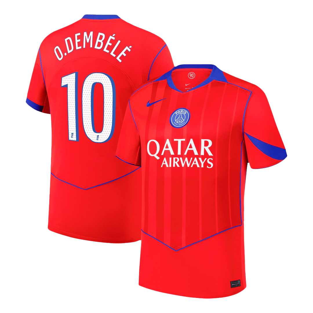 2025/26 PSG O.DEMBÉLÉ #10 Third Away Soccer Jersey - gojersey