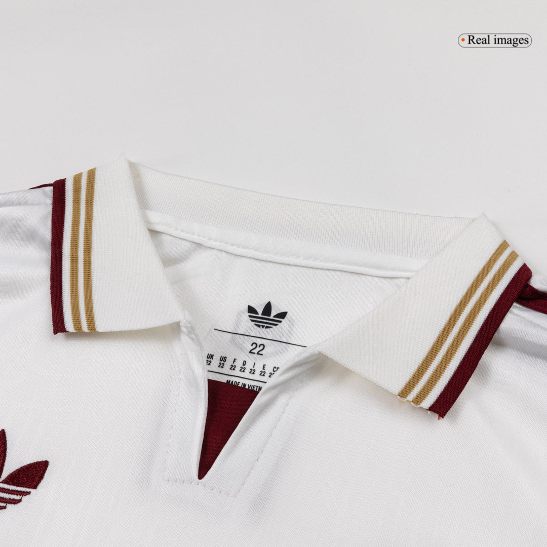 Kid's Arsenal Third Away Soccer Jersey Kit 25/26 White - gojersey