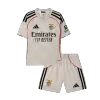 Kid's Benfica Away Soccer Jersey Kit 25/26 Beige - gojersey