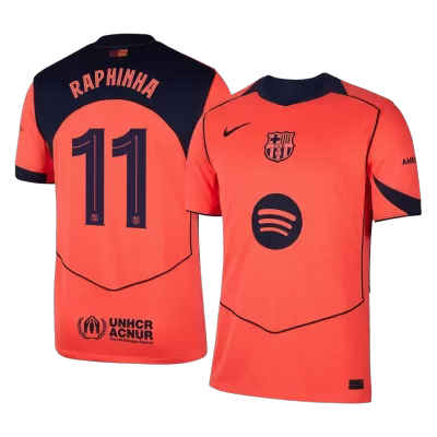 Barcelona RAPHINHA #11 Third Away Soccer Jersey 2025/26 - UCL Edition - gojersey