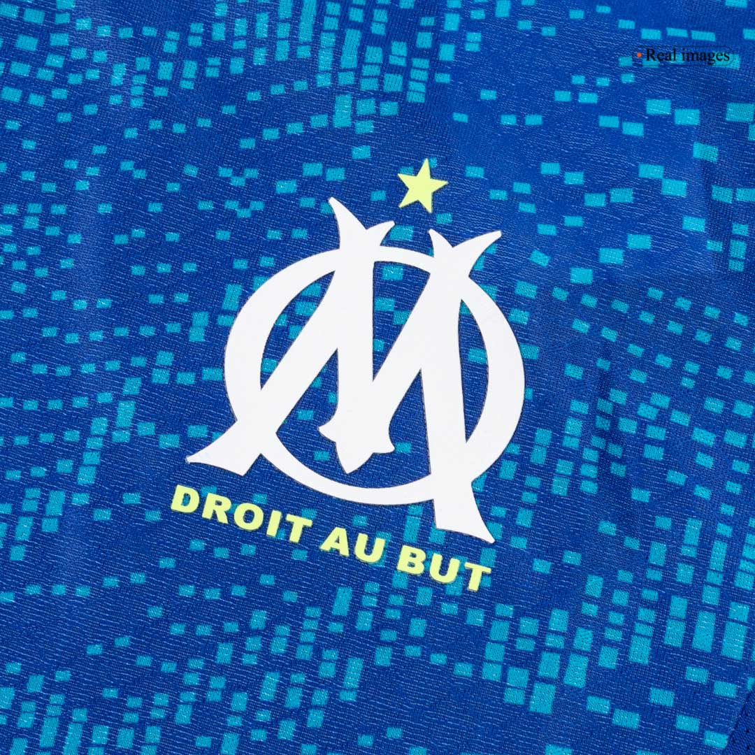 Authentic Marseille Third Away Soccer Jersey 25/26 Blue - gojersey