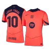 LAMINE YAMAL #10 Authentic Barcelona Third Away Soccer Jersey 25/26 Orange- UCL - gojersey