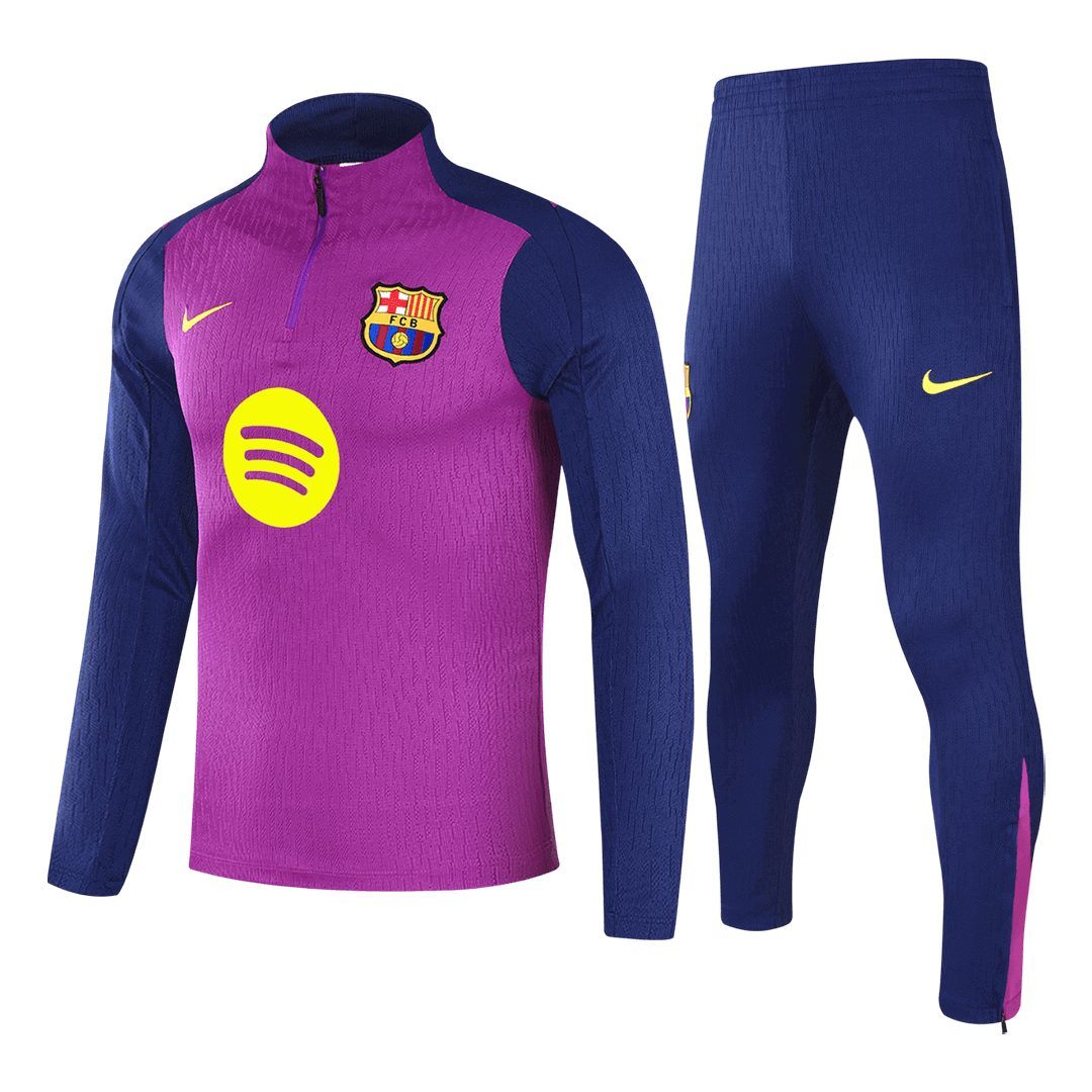 Barcelona Sweatshirt Kit 2025/26 - Purple (Top+Pants) - gojersey