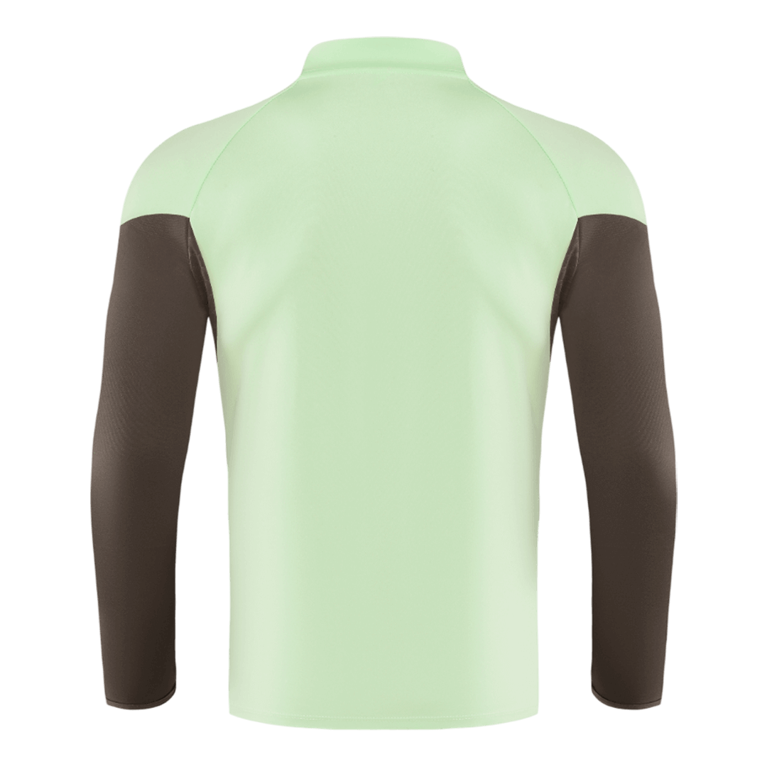 Real Madrid Sweatshirt Kit 2025/26 - Green (Top+Pants) - gojersey