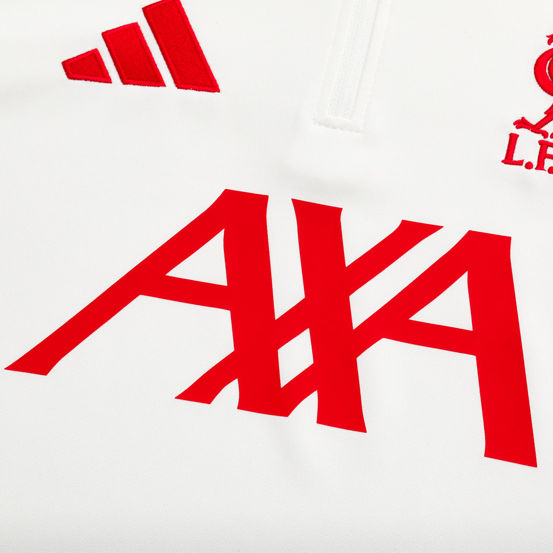2025/26 Liverpool Sweatshirt Kit - White (Top+Pants) - gojersey