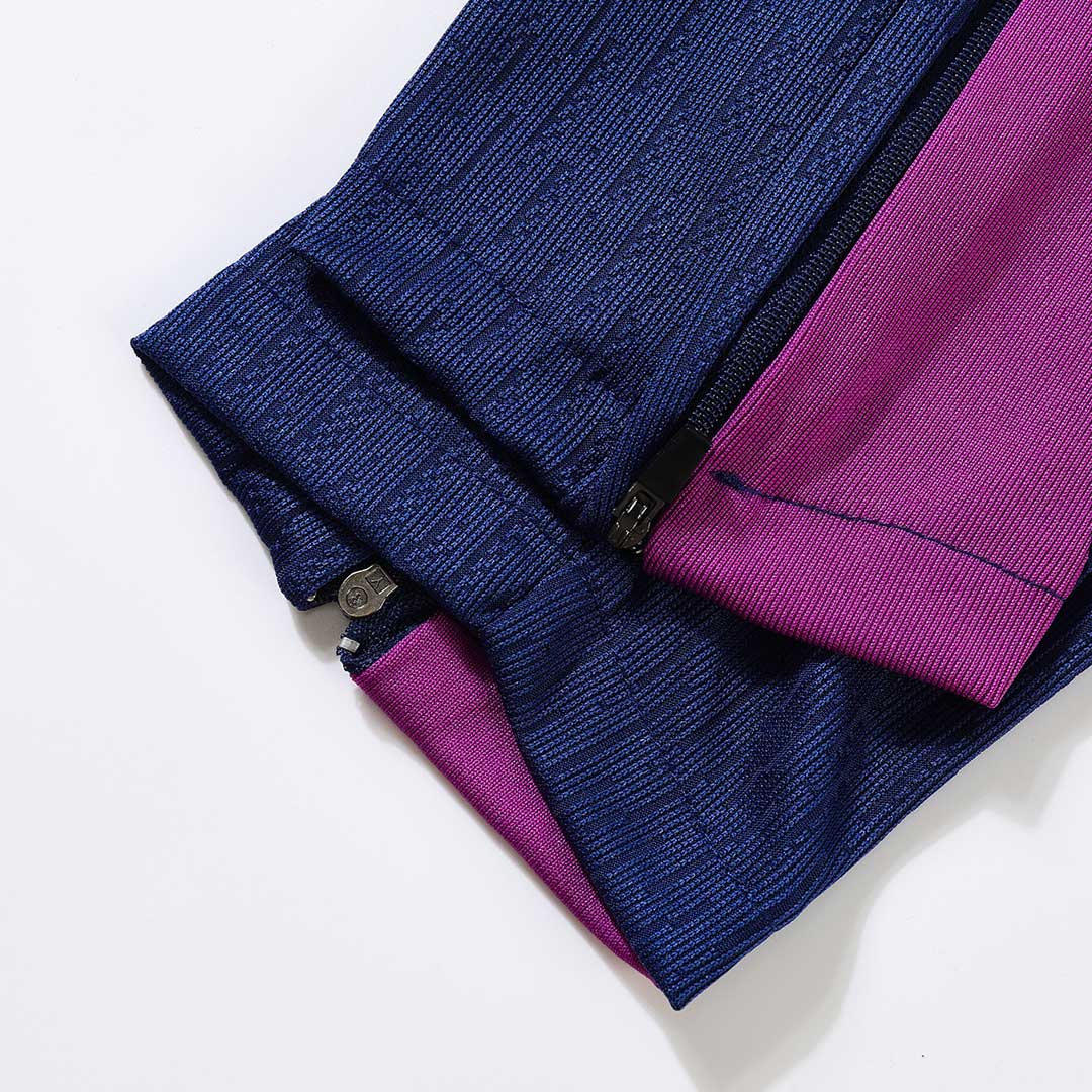 Kid's Barcelona Zipper Sweatshirt Kit(Top+Pants) 25/26 Navy - gojersey