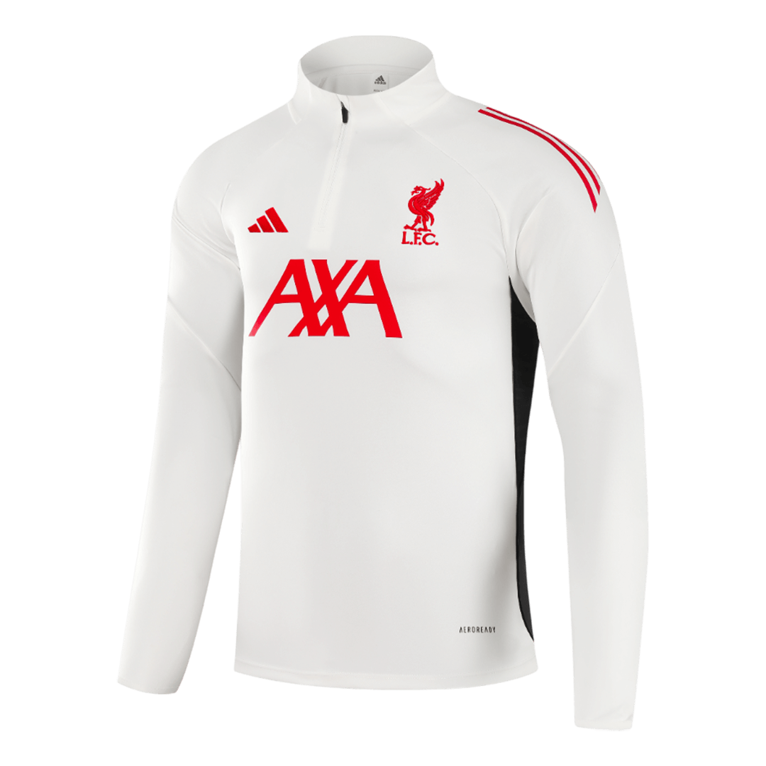 2025/26 Liverpool Sweatshirt Kit - White (Top+Pants) - gojersey