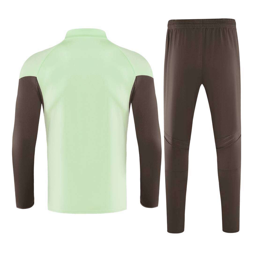 Real Madrid Sweatshirt Kit 2025/26 - Green (Top+Pants) - gojersey