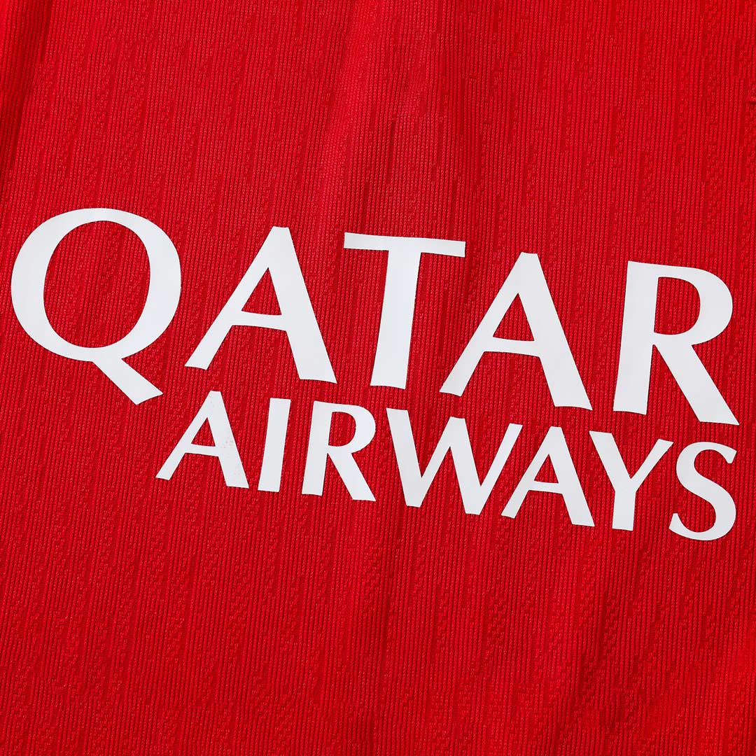 25/26 Kid's PSG Zipper Sweatshirt Kit(Top+Pants)  Red - gojersey