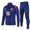 Barcelona Sweatshirt Kit 2025/26 - Navy (Top+Pants) - gojersey