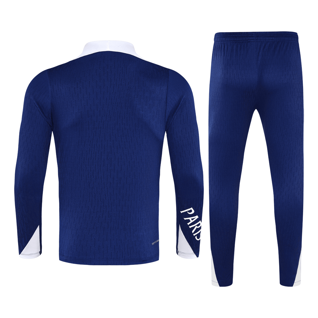 25/26 Kid's PSG Zipper Sweatshirt Kit(Top+Pants)  Navy - gojersey