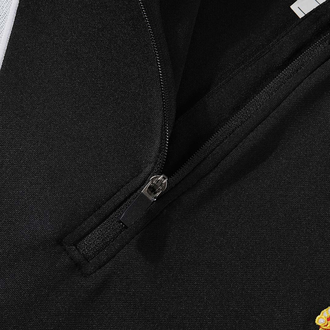 Real Madrid Sweatshirt Kit 2025/26 - Black (Top+Pants) - gojersey