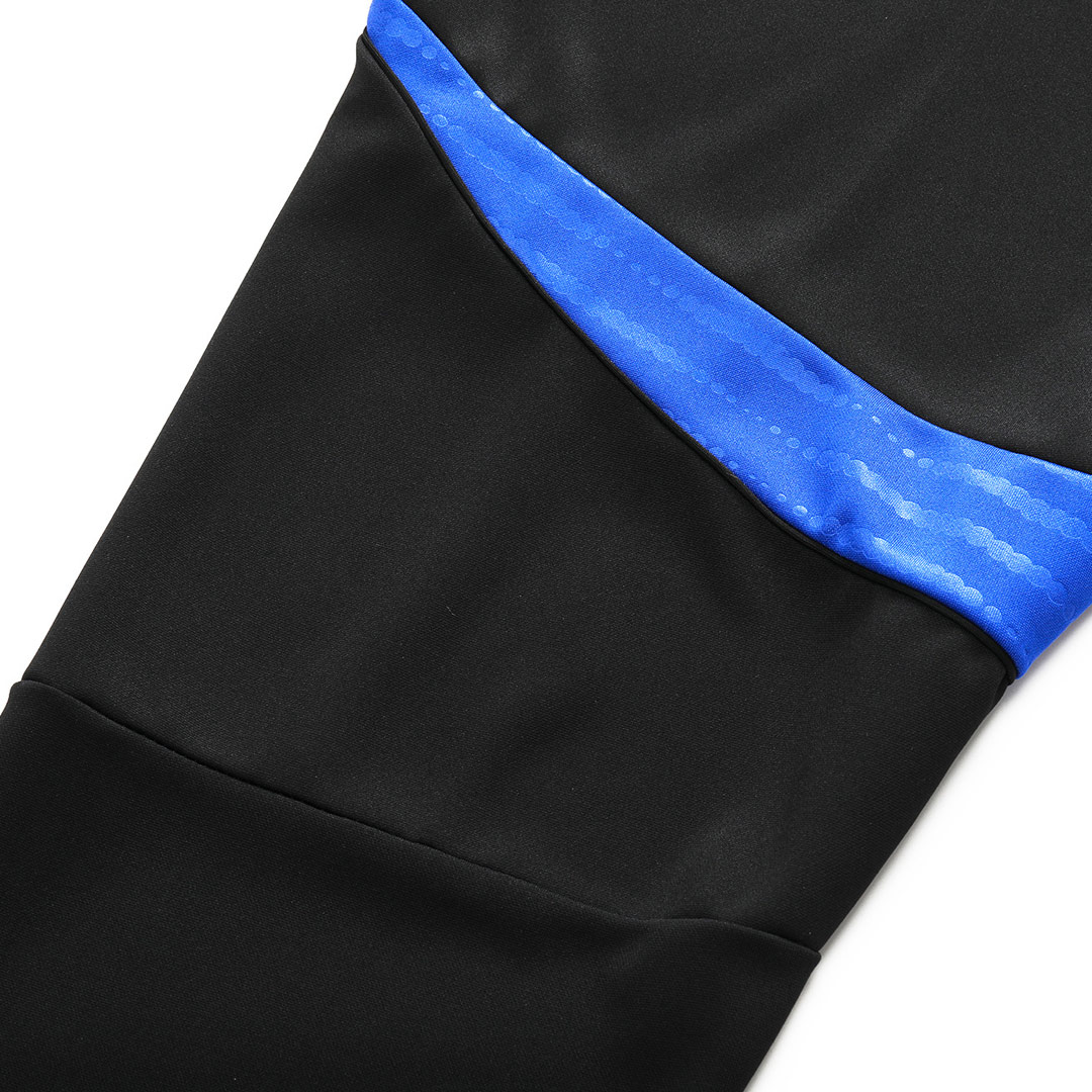 Kid's Manchester United Zipper Sweatshirt Kit(Top+Pants) 25/26 Black - gojersey