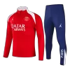 PSG Sweatshirt Kit 2025/26 - Red (Top+Pants) - gojersey