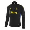 Manchester United Sweatshirt Kit 2025/26 - Black (Top+Pants) - gojersey