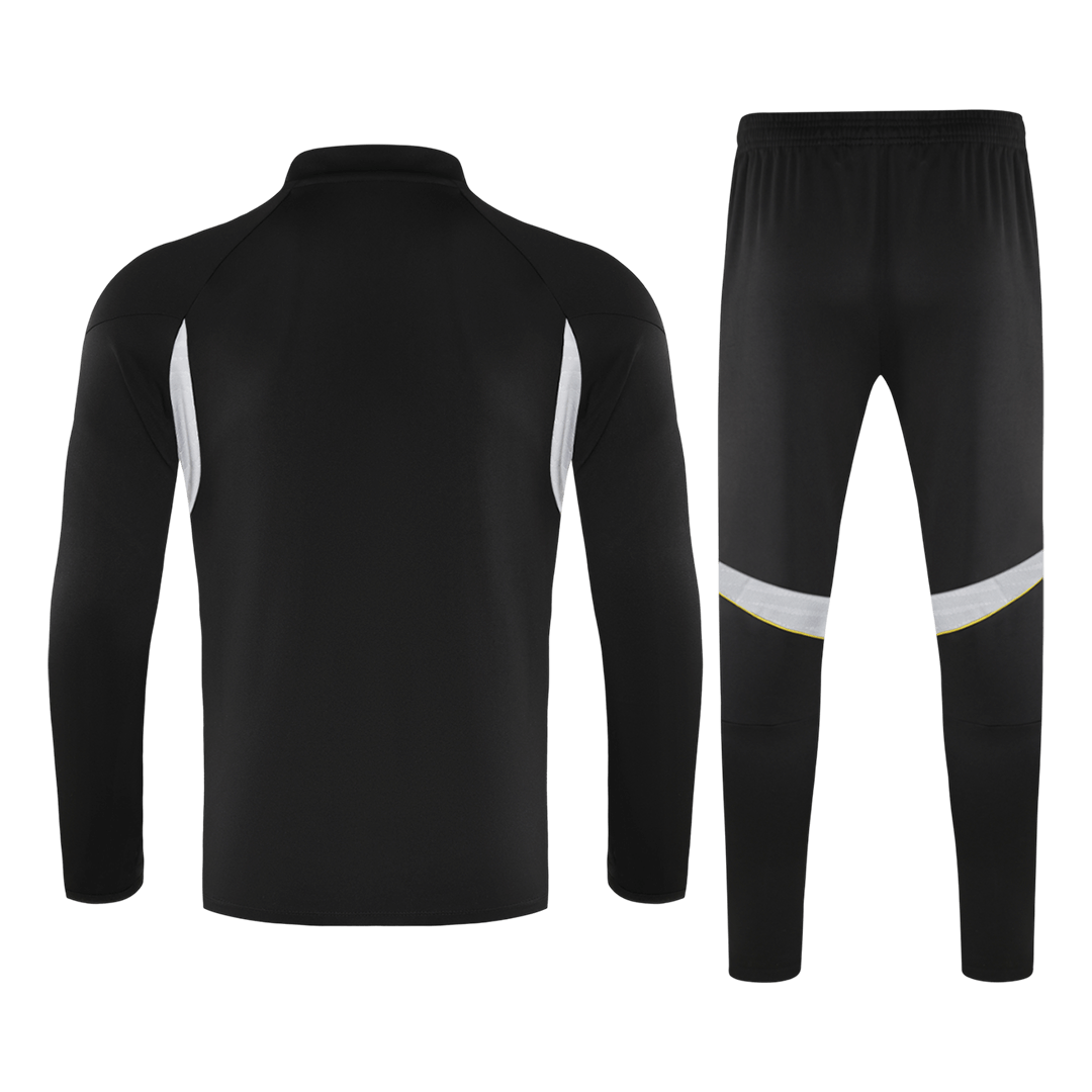 Real Madrid Sweatshirt Kit 2025/26 - Black (Top+Pants) - gojersey