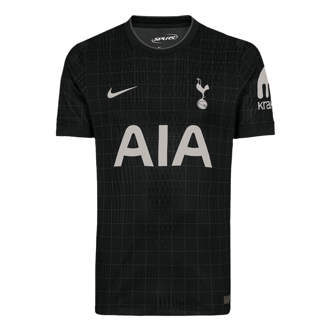 Authentic Tottenham Hotspur Away Soccer Jersey 25/26 Black - gojersey