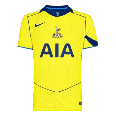 Authentic Tottenham Hotspur Third Away Soccer Jersey 25/26 Yellow - gojersey