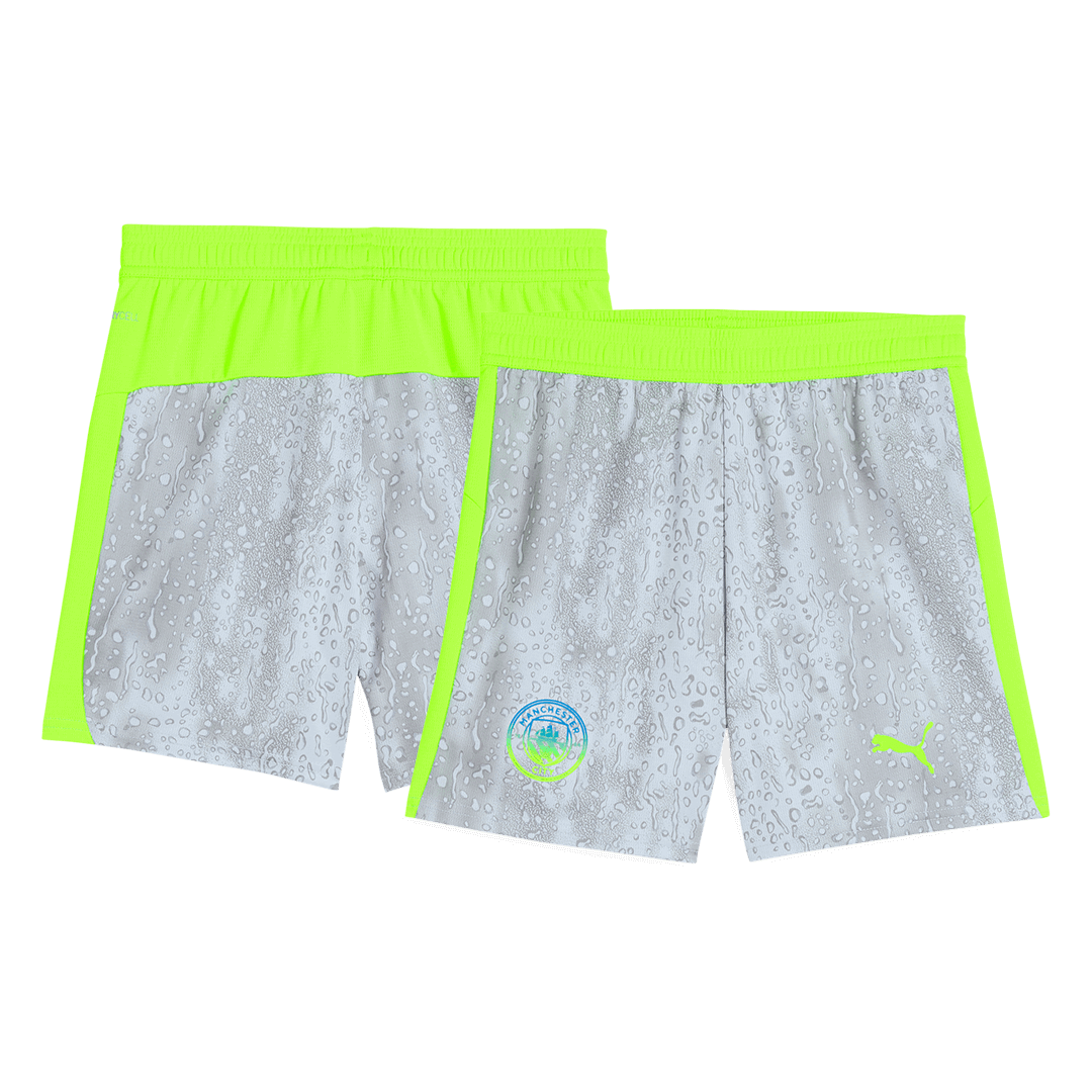 Manchester City Third Away Soccer Shorts 2025/26 - gojersey