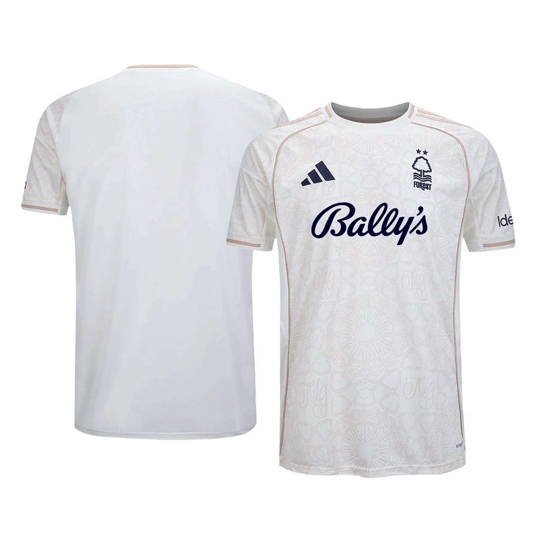 Nottingham Forest Away Soccer Jersey 2025/26 - gojersey