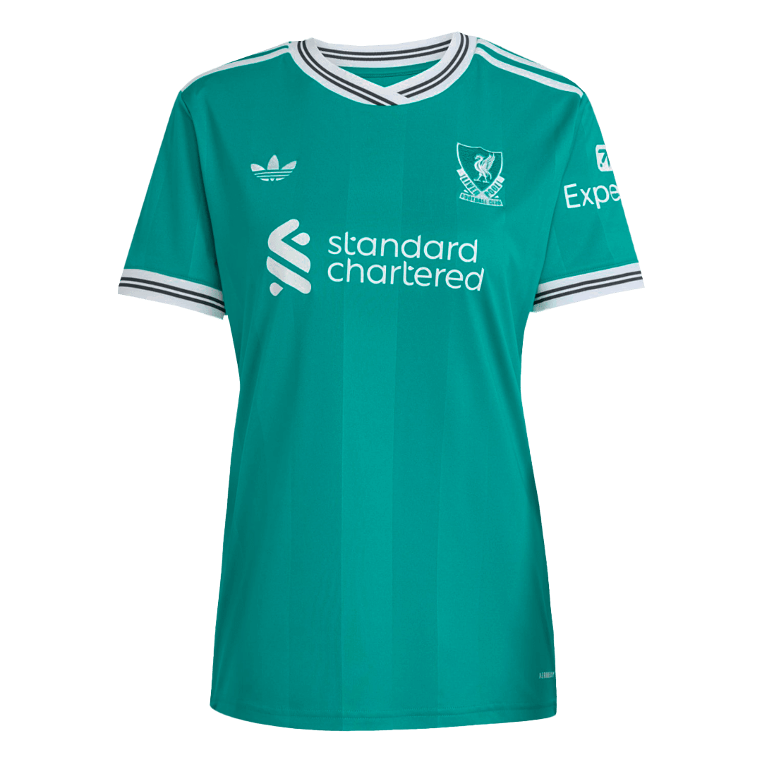 Women's Liverpool Third Away Soccer Jersey 2025/26 - gojersey