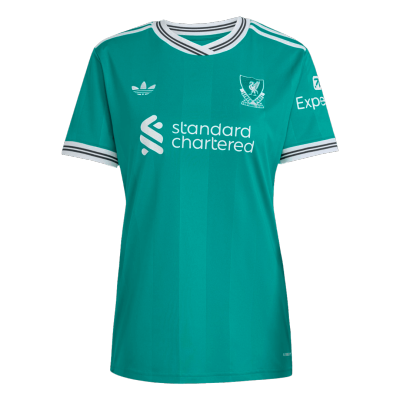 Women's Liverpool Third Away Soccer Jersey 2025/26 - gojersey