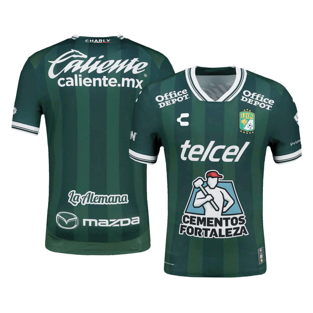 Club León Home Soccer Jersey 2025/26 - gojersey