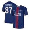 JOÃO NEVES #87 Authentic PSG Home Soccer Jersey 2025/26 Navy - gojersey