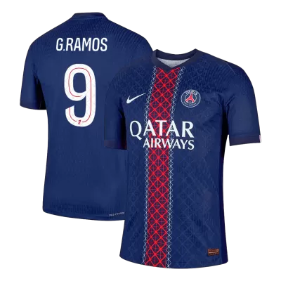 G.RAMOS #9 Authentic PSG Home Soccer Jersey 2025/26 Navy - gojersey