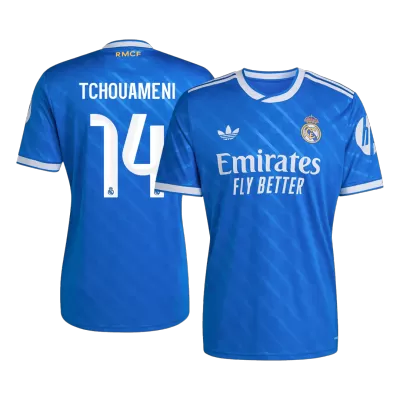 Real Madrid TCHOUAMENI #14 Third Away Soccer Jersey 2025/26 - gojersey