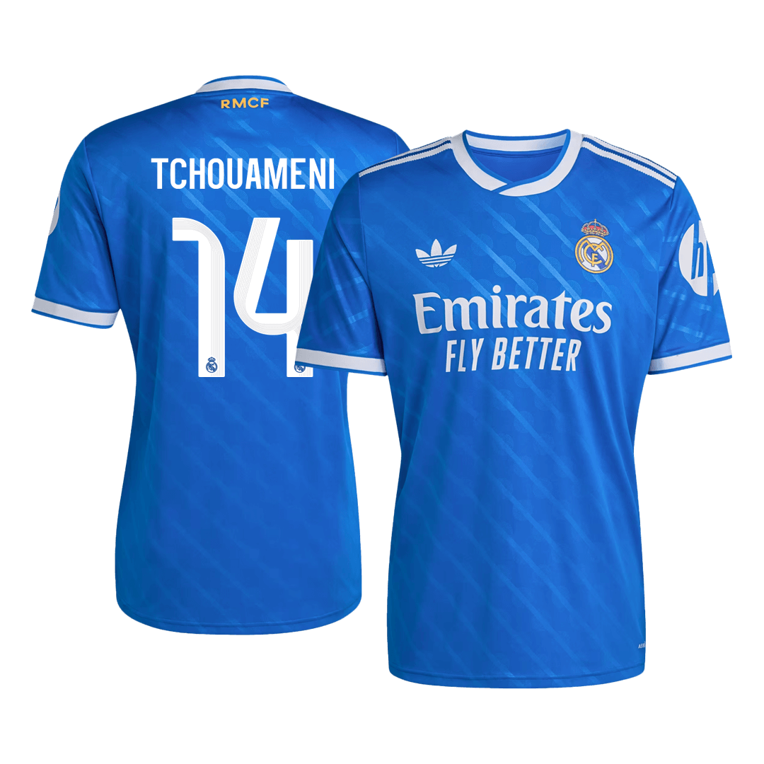 Real Madrid TCHOUAMENI #14 Third Away Soccer Jersey 2025/26 - gojersey