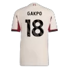 GAKPO #18 Authentic Liverpool Away Soccer Jersey 25/26 White - gojersey