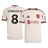 Liverpool SZOBOSZLAI #8 Away Soccer Jersey 2025/26 - gojersey