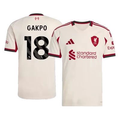 Liverpool GAKPO #18 Away Soccer Jersey 2025/26 - gojersey