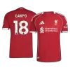 GAKPO #18 Authentic Liverpool Home Soccer Jersey 25/26 Red - gojersey