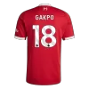 Liverpool GAKPO #18 Home Soccer Jersey 2025/26 - gojersey