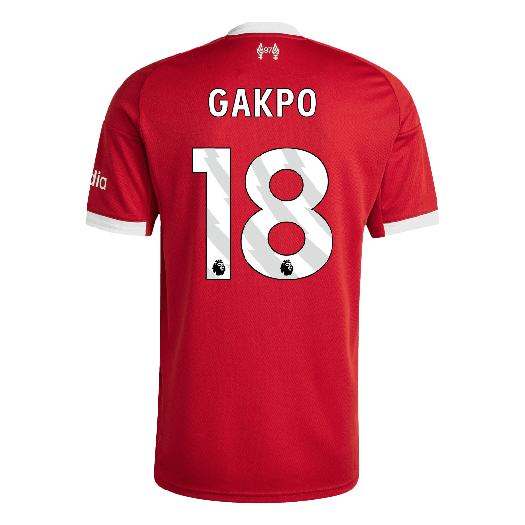 2025/26 Liverpool GAKPO #18 Home Soccer Jersey - gojersey
