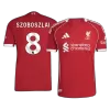 SZOBOSZLAI #8 Authentic Liverpool Home Soccer Jersey 25/26 Red - gojersey