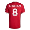 Liverpool SZOBOSZLAI #8 Home Soccer Jersey 2025/26 - gojersey