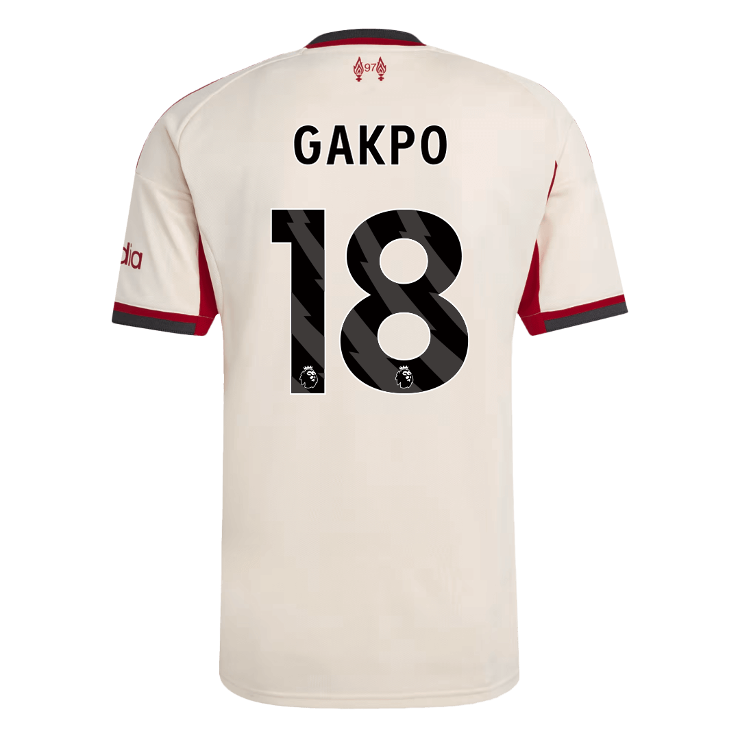 Liverpool GAKPO #18 Away Soccer Jersey 2025/26 - gojersey