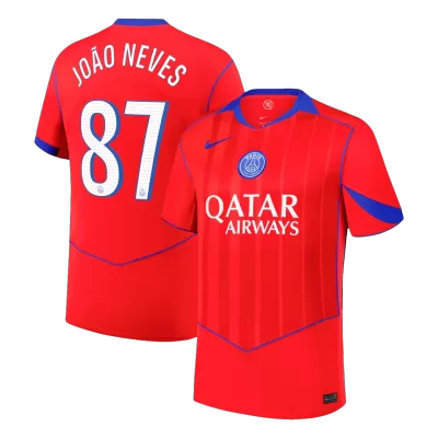 PSG JOÃO NEVES #87 Third Away Soccer Jersey 2025/26 - gojersey