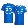 F. MENDY #23 Authentic Real Madrid Third Away Soccer Jersey 2025/26 Blue - gojersey
