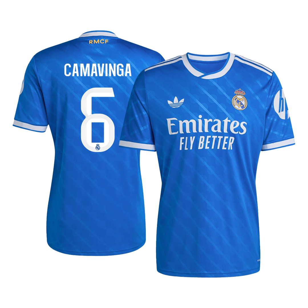 Real Madrid CAMAVINGA #6 Third Away Soccer Jersey 2025/26 - gojersey
